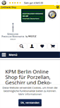 Mobile Screenshot of kpm-porzellan-shop.de